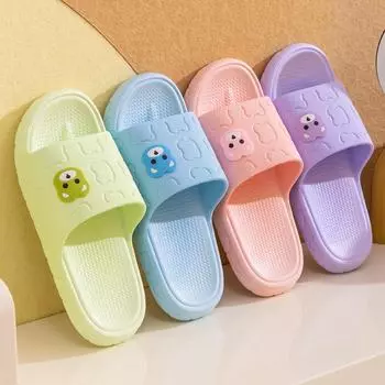 Сандалии для ванной унисекс Ganji с противоскользящей подошвой - летние домашние тапочки на толстой подошве для пар 38-39 светло-зеленый