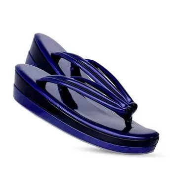 Сандалии для женщин, для выпускного, для святилища Zori Single Entrance, для посещения совершеннолетия [NISHIORI], для торжественных случаев, для свадеб, церемоний, синий