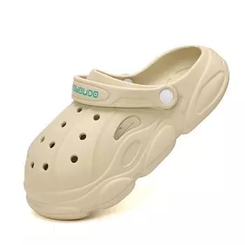 Сандалии для женщин и мужчин, треккинговая обувь для прогулок, дышащие пляжные тапочки, модные садовые сабо, обувь цвета морской волны 35 чёрный