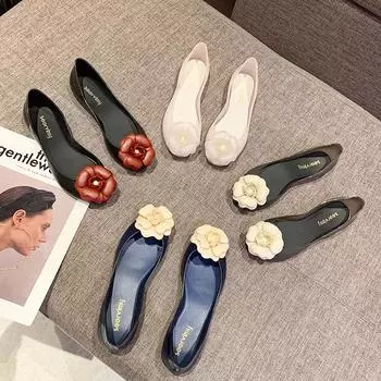 Сандалии, дышащие прозрачные туфли, пляжная обувь на плоской мягкой подошве 40