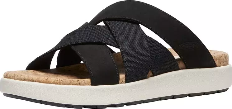 Сандалии ELLE MIXED SLIDE см [Keen] женские черные/березовые 24,5