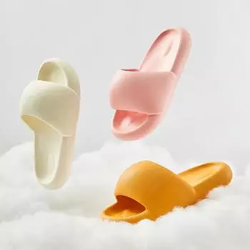 Сандалии EVA Интегрированные нескользящие износостойкие простые модные мужские и женские сандалии для пар 40-41 белый