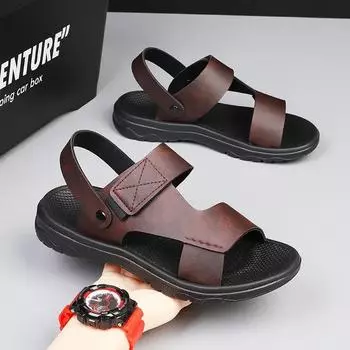 Сандалии Eva Трендовые сандалии Мужские сандалии для мужчин Обувь Высококачественная обувь Мужские летние тапочки Мужские повседневные сандалии Тапочки 38