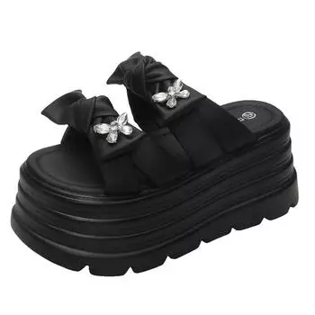 Сандалии Fairy Wind на платформе с двумя носками, женская верхняя одежда 2025 года, новое лето с юбкой, универсальные сандалии Roman word 34