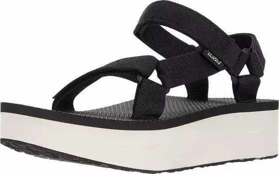 Сандалии FLATFORM UNIVERSAL см B [TEVA] женские ЧЕРНЫЕ/КОРИЧНЕВЫЕ 23.0
