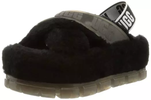 Сандалии Fuzzita Clear Black см [UGG] 25.0 чёрный