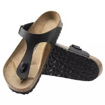 Сандалии Gizeh Birkoflo Regular Width Thong Black Unisex Men Women Birken Gizeh 43691 Black [Birkenstock] EU37(24,0 см) чёрный