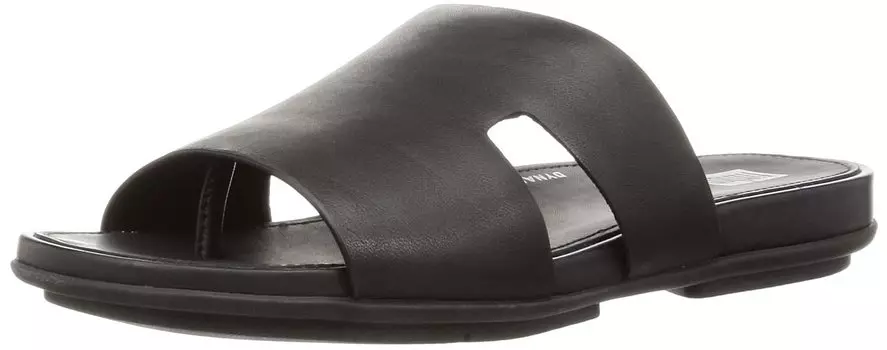 Сандалии GRACIE LEATHER SLIDES TOE Все черные см [Fit Flop] H-BAR (С ПОЧТОЙ) Женский 22,0 см~22,5