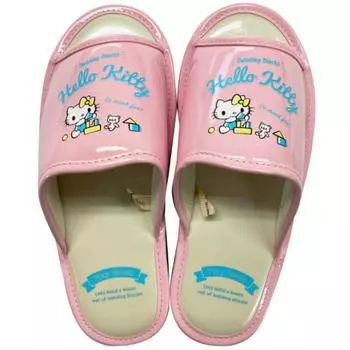 Сандалии Hello Kitty для женщин, толстая подошва, амортизация, милый персонаж, HELLO KITTY, обувь для дома и улицы, легкие, мягкие, стильные, эмалированный стиль, P