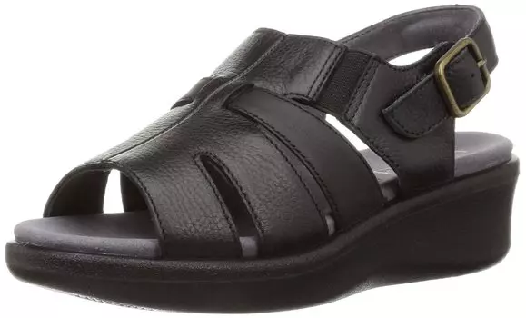 Сандалии из натуральной кожи Easy to Walk ASC 5510 Черные см 3E [Achilles Sorbo] Женские 25.0 чёрный