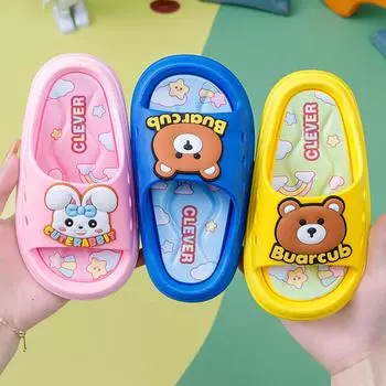 Сандалии из ПВХ с рисунком Four Seasons Casual – удобные шлепанцы на плоской подошве для повседневного использования на улице и дома. Size 32-33