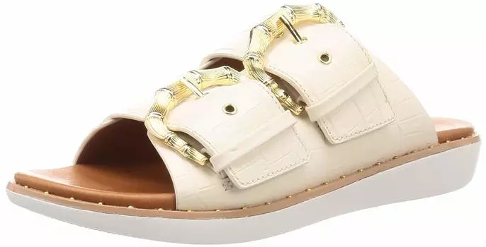 Сандалии KAIA CROC PRINT SLIDES Stone cm [Fit Flop] Женские 23.0