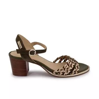 Сандалии lania цвета хаки золото c063659 t36-41 Женщина LES TROPEZIENNES PAR M.BELARBI 38 хаки