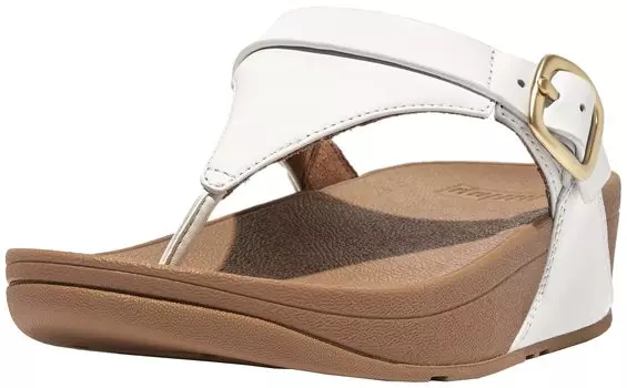 Сандалии LULU ADJUSTABLE LEATHER SANDALS Urban White cm [Fit Flop] TOE-POST женские 22.0