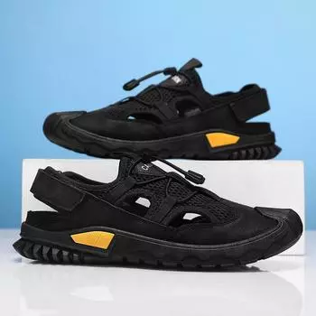 Сандалии мужские для спорта на открытом воздухе и отдыха двойного назначения для пляжа Баотоу Холе для перехода по течению 40