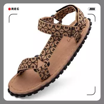 Сандалии мужские летние пляжные повседневные туфли мужские уличные нескользящие тапочки шлепанцы мужские дышащие спортивные сандалии мужские туфли 39 чёрный