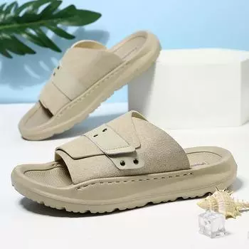 Сандалии мужские летние прилив новый стиль кожаный носок открытый отдых спорт полые сандалии пляжная обувь 38