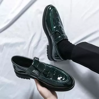 Сандалии мужские с открытыми носками, мокасины, удобные люксовые брендовые прогулочные туфли, дышащие мужские повседневные туфли на плоской подошве, роскошные сандалии 37 чёрный