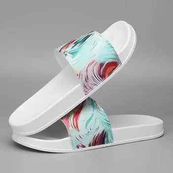 Сандалии, мужские тапочки, обувь для мужчин, пара, женская домашняя обувь, износостойкая домашняя и уличная обувь унисекс, нескользящая толстая подошва 3637 чёрный