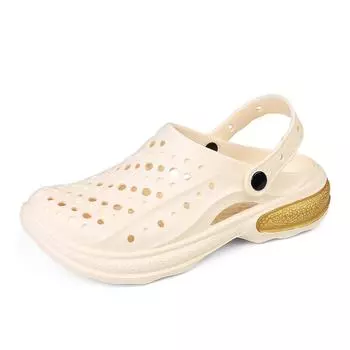 Сандалии мужские, удобная пляжная обувь, мужские летние слипоны, женские тапочки, 2024 г. 36-37 чёрный