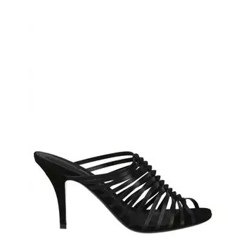 Сандалии на каблуке Salvatore Ferragamo Jessa черный