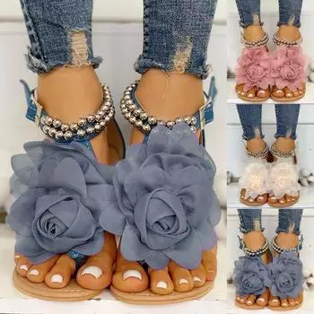 Сандалии на одной пуговице, легкие туфли на плоской подошве, повседневные сандалии на резиновой подошве, женские сандалии 36 бежевый