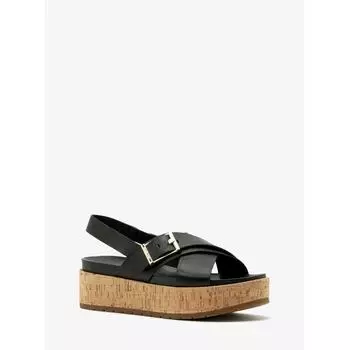 САНДАЛИИ НА ПЛАТФОРМЕ MICHAEL KORS EASTON 49S4ESFS1L1 ЧЕРНЫЕ