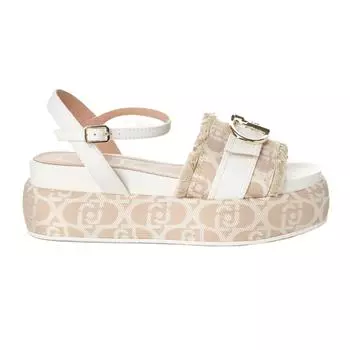 Сандалии на платформе SA4155TX412 Женщина 36 бежевый