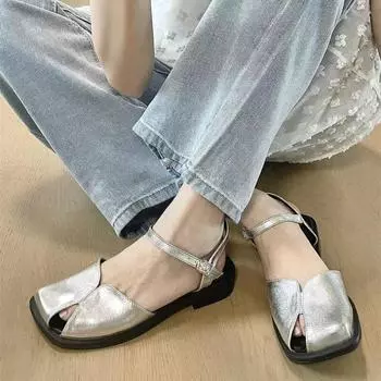 Сандалии на плоской подошве Повседневная пляжная обувь 35 белый