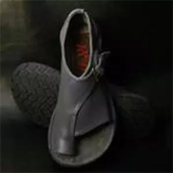 Сандалии на плоской подошве с пряжкой и открытым носком для женщин, повседневная летняя пляжная обувь с закрытым каблуком, сандалии на пластинах, размер плюс 43 35