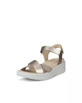 Сандалии на танкетке Float Wedge LX PURE WHITE GOLD см 3E [Echo] Женские 25.0