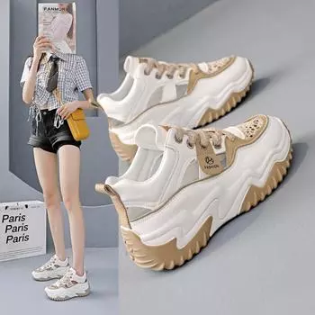 Сандалии Net Shoes, женские маленькие белые туфли, женская повседневная спортивная обувь, мягкая подошва, легкие дышащие полые сандалии 35 чёрный