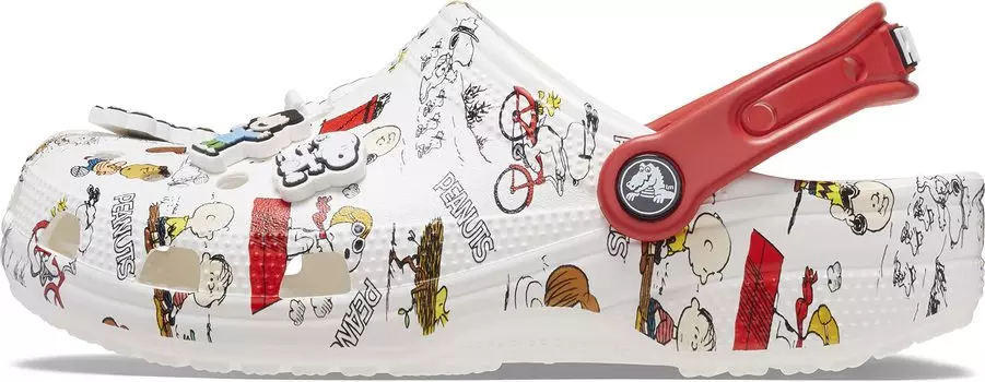 Сандалии Peanuts Classic Clog см [Crocs] Белый/Мульти 22.0