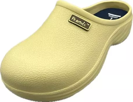 Сандалии Peanuts Sabot Clog Садовые тапочки для ванной Snoopy Woodstock Легкие Большие [Peanuts] Женские PN8245-02 бежевый
