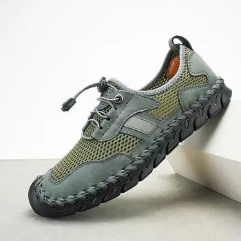 Сандалии походные туфли большого размера мужские спортивные повседневные дышащие тканевые туфли летние чистые speed dry 2025 39 чёрный