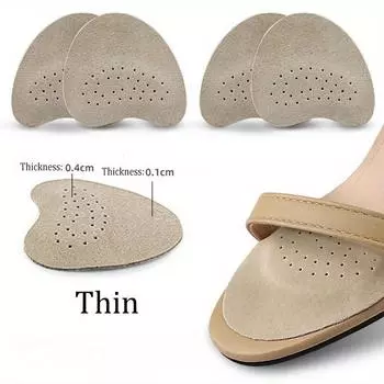 Сандалии Противоскользящие наклейки Кожаная накладка на переднюю часть стопы Женская обувь на высоком каблуке Обезболивающие вставки Стельки Подушечки для пальцев ног Уход за ногами Накладка на обувь
