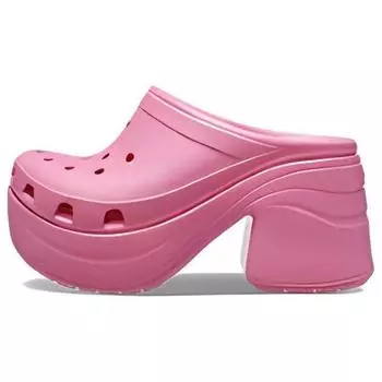 Сандалии-русалки Crocs Barbie, однотонные пляжные сандалии, женские сандалии, ярко-розовые 208547-6VZ 36-37