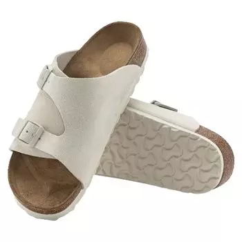 Сандалии с ремешком Zurich Suede Leather White Unisex 1025028 Regular [Birkenstock] Antique_White EU42(27,0 см)