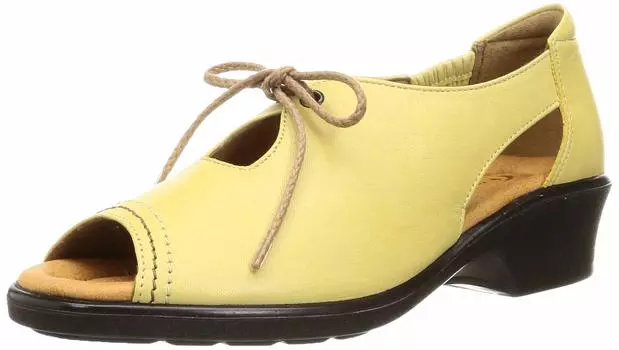 Сандалии Сделано в Японии Натуральная кожа Легкие амортизирующие SP9303 Желтые M [Спорт] S~LL Женские 22.5~23.0 жёлтый