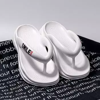 Сандалии-шлепанцы Мягкая и удобная износостойкая обувь для мужчин Нескользящая обувь Мужские тапочки на толстой подошве вентилируемые унисекс 40