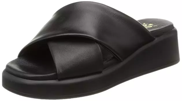 Сандалии Slide Cross Puffy Sandals Black cm 2E [Bontre] Женские 23.0 чёрный