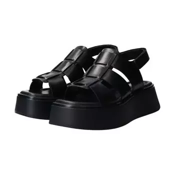 Сандалии Slide на толстой подошве Gurkha Taste Sandals Black cm [Vagabond] женские 23,5 чёрный
