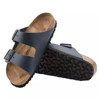 Сандалии Strap Arizona Leather Blue Unisex 51151 Regular Blue [Birkenstock] EU41(26.5см) синий