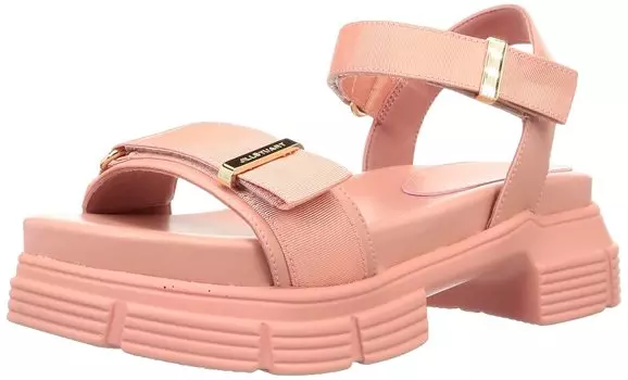 Сандалии Stuart Sandals Track Sole Velcro Strap Sandals 6517 P cm E [Jill Shoe] женские 23,0 см~23,5