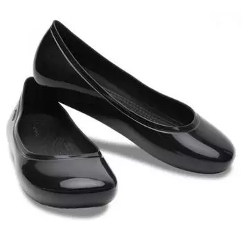 Сандалии-тапочки Crocs Tqj 209661 001 Brooklyn High Shine Flat Blk 240