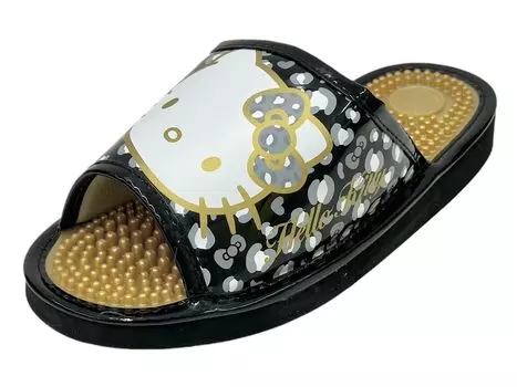 Сандалии-тапочки Hello Kitty Health [Sanrio] женские SA-4192L (Черный, М) чёрный