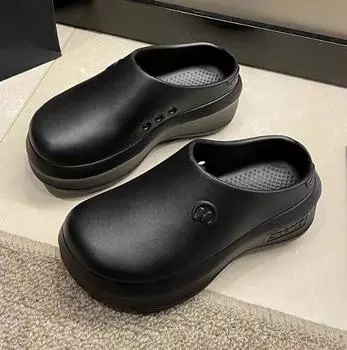 Сандалии-тапочки из ЭВА для дивана Женские уличные тапочки из ЭВА Летние сандалии 36-37 белый