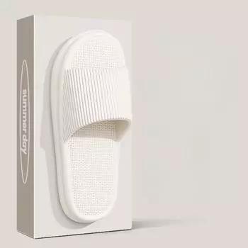 Сандалии Тапочки Мужские тапочки, Мужские летние домашние, гостиные, ванные, нескользящие, парные тапочки 36-37 белый