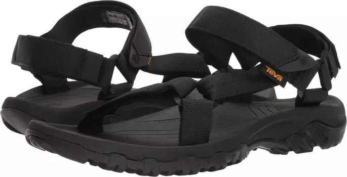Сандалии Teva HURRICANE 4 см, мужские, черные, 25.0 чёрный