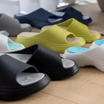 Сандалии унисекс, летние мужские тапочки, женские сандалии большого размера 35/36 белый/тёмно-синий